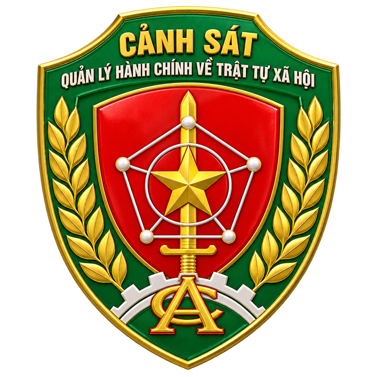Biểu trưng Cảnh sát quản lý hành chính về trật tự xã hội